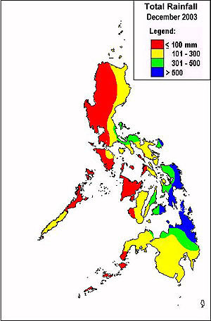 Total Rainfall for the month